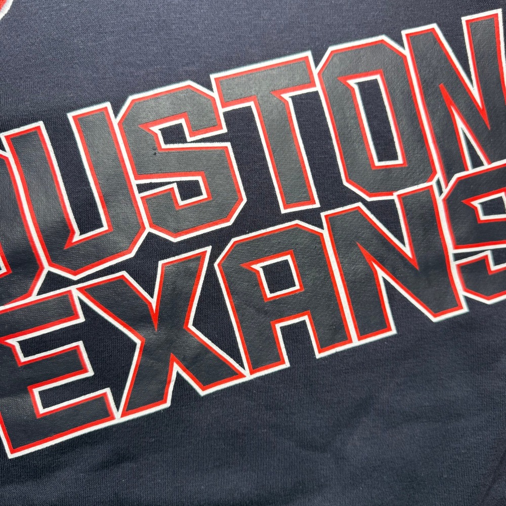 Starter Houston Texans Extreme Pullover Hoodie Mens XL Navy Red NFL NWT - Picture 6 of 9